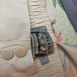 BURLEBO Cream Shell Jacket with Elastic Waist